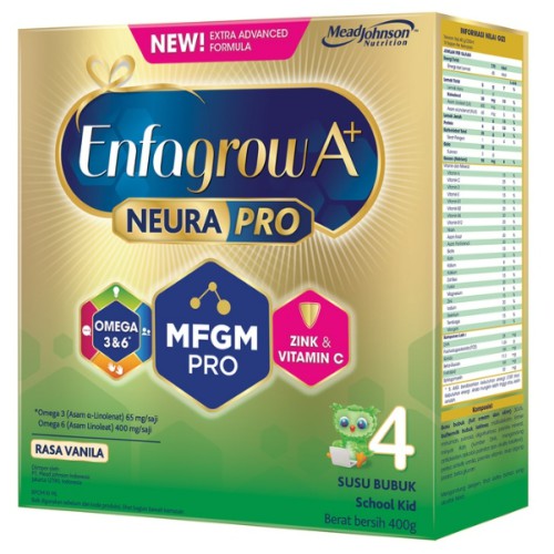 ENFAGROW A+4 VANILA BOX 400GR
