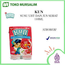 KUN MILK JUICE STROBERI 110ML