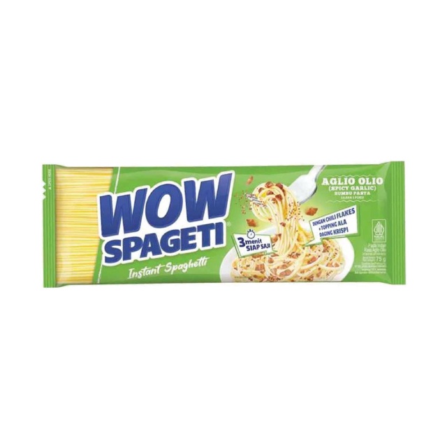 WOW SPAGETI AGLIO OLIO 75GR(40)
