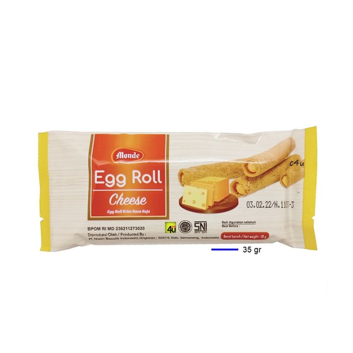 MONDE EGG ROLL CHEESE STICK 35GR (120)