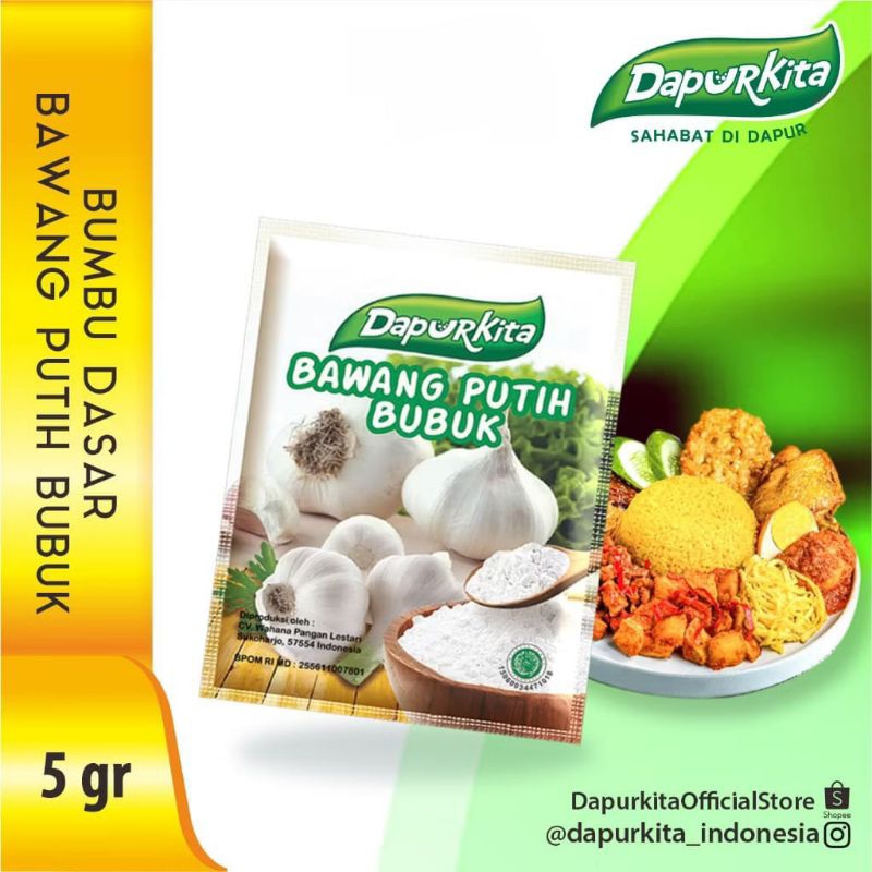 DAPUR KITA BAWANG PUTIH BUBUK 6'S@3,5GR (96)