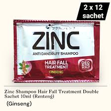 ZINC SHP HAIR FALL SCT 6'S 10ML(42)