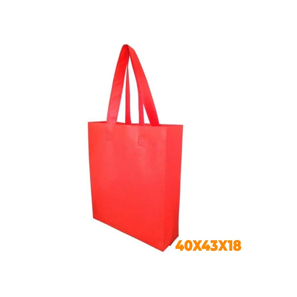 TAS BELANJA HANDLE BOX JAHIT 40X43X18 ME