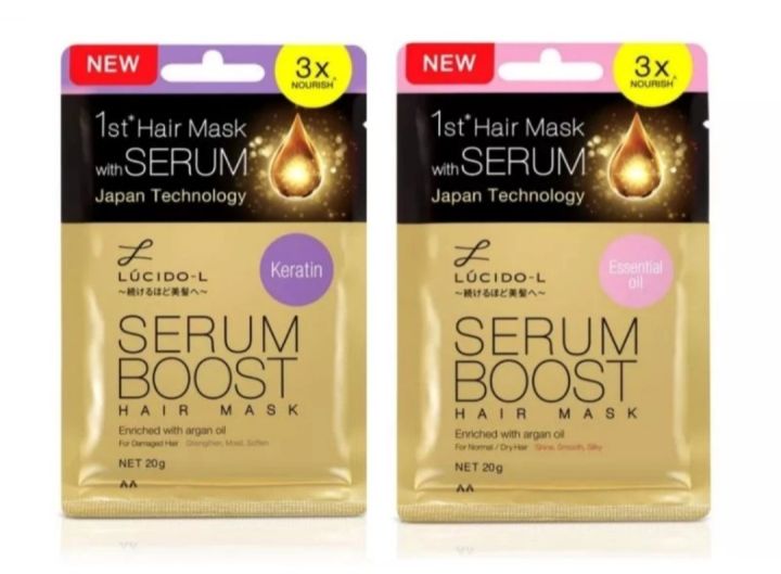 LUCIDO SERUM HAIR MASK ESSENTIAL OIL 20GR