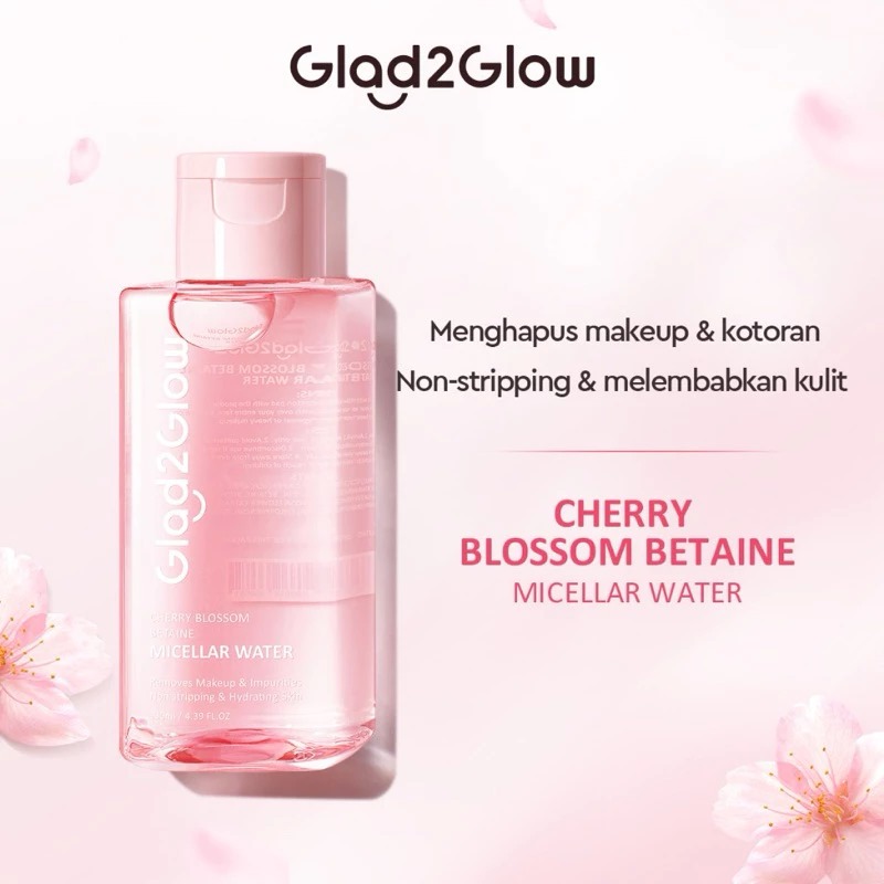 GLAD2GLOW MICELLAR WATER CHERRY B 130ML